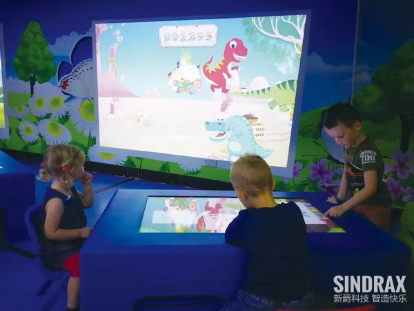 kidsland indoor playground interactive projection game