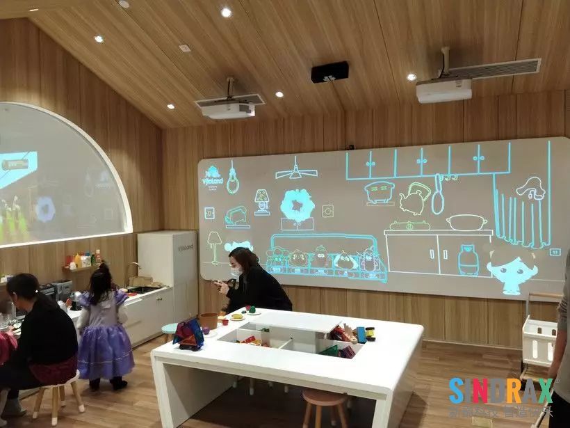 interactive wall projection game