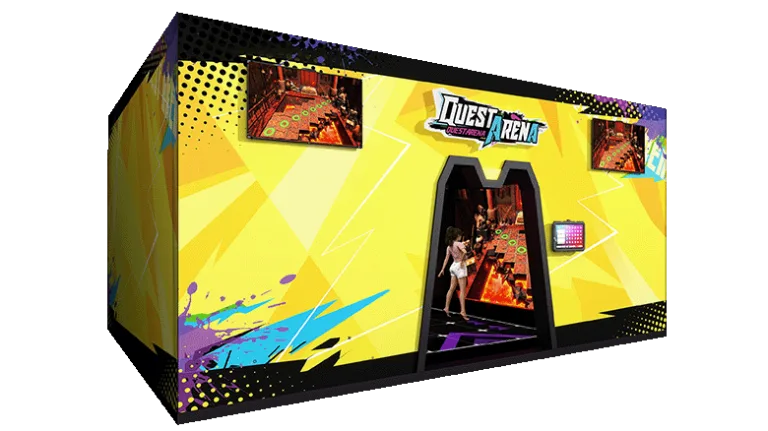 Quest Arena multiplayer interactive gaming room